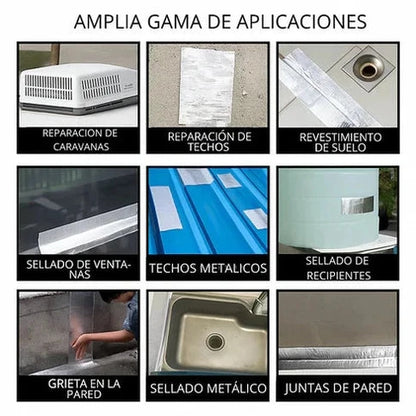 FLEX FORTE - CINTA IMPERMEABLE DE SELLADO ULTRARRESISTENTE A PRUEBA DE AGUA
